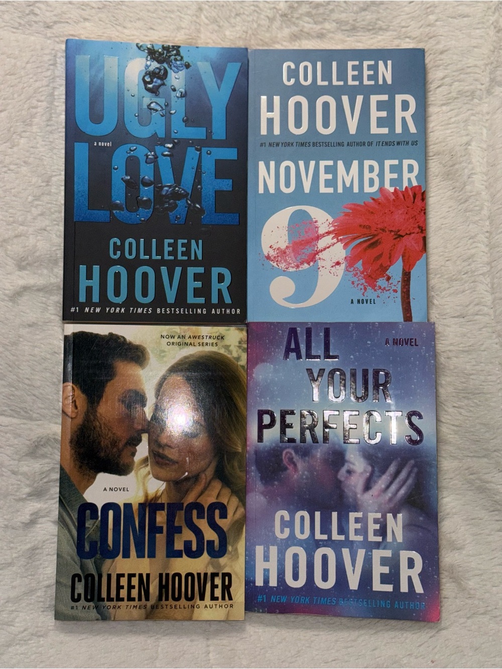 Colleen Hoover Paperback Books set of 4